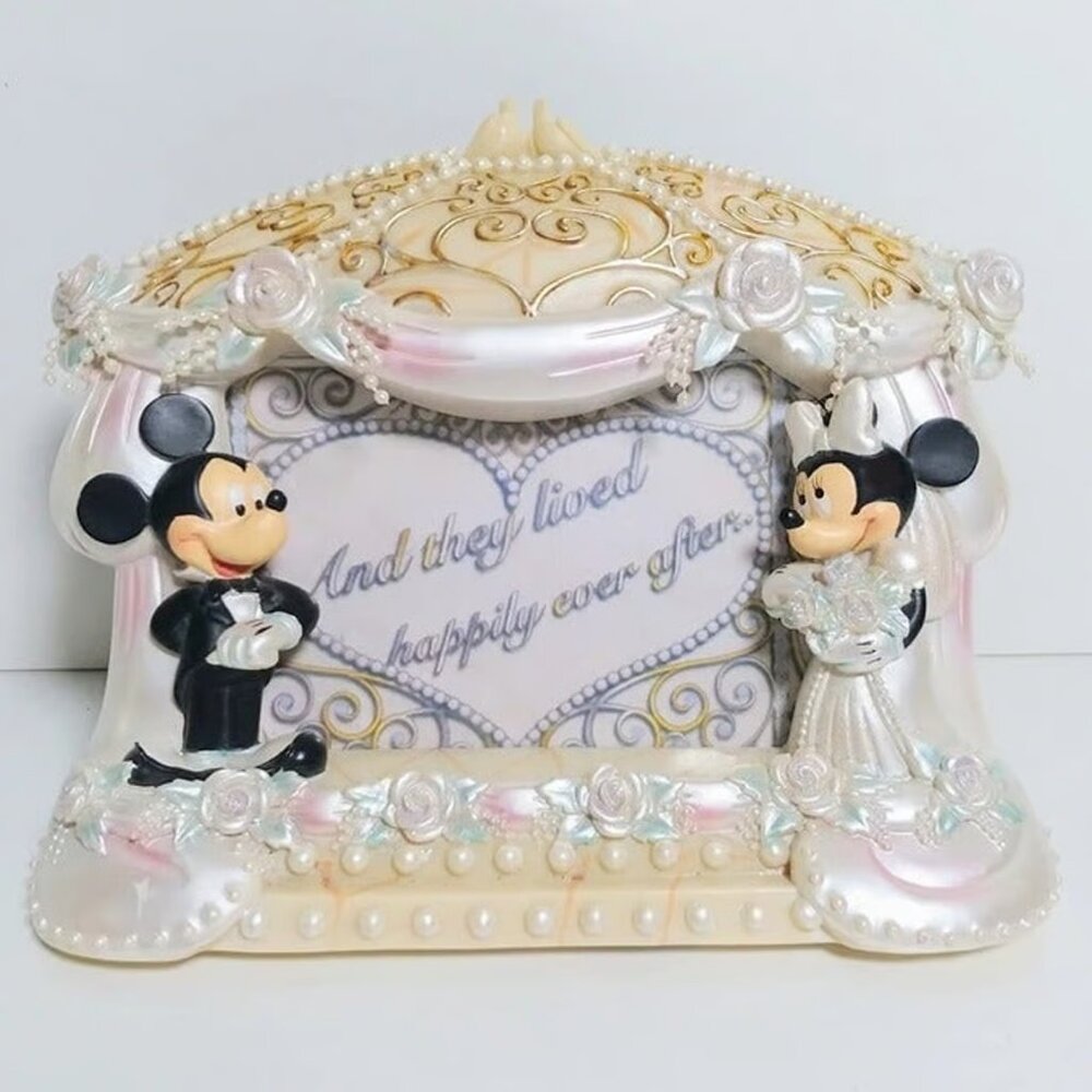 Disneyland Disney World Mickey Minnie Mouse Happy Every After Wedding Frame